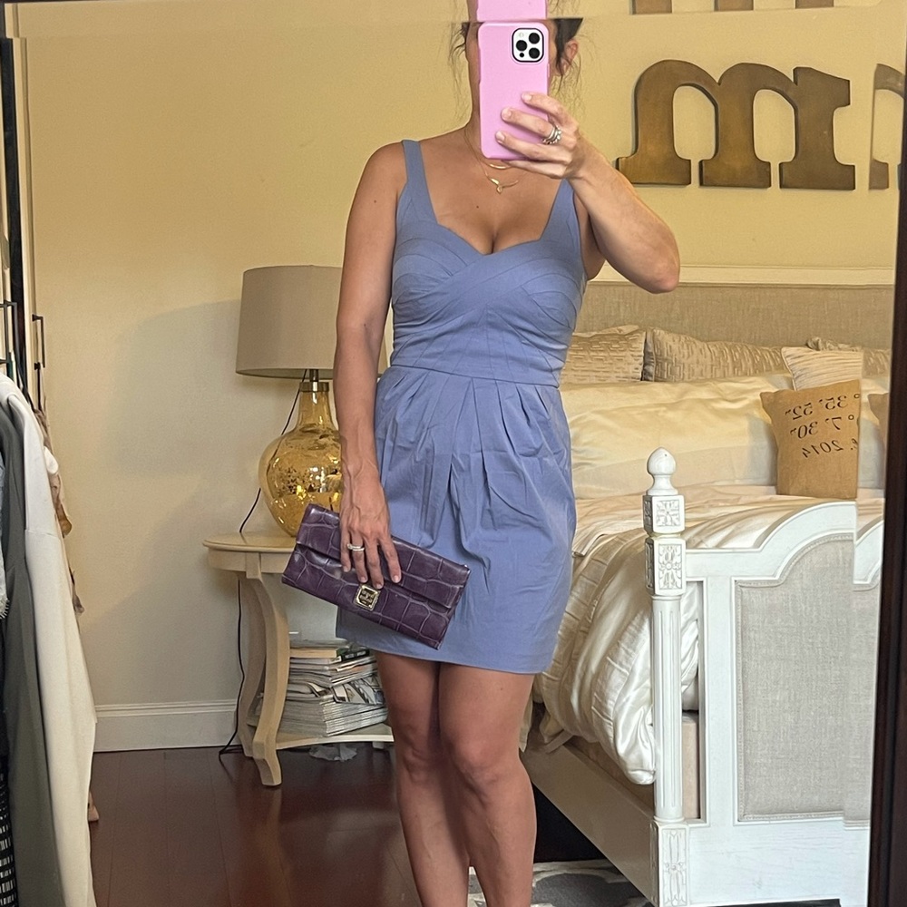 BCBG Generation Lilac Mini Dress - Pleated Bodes